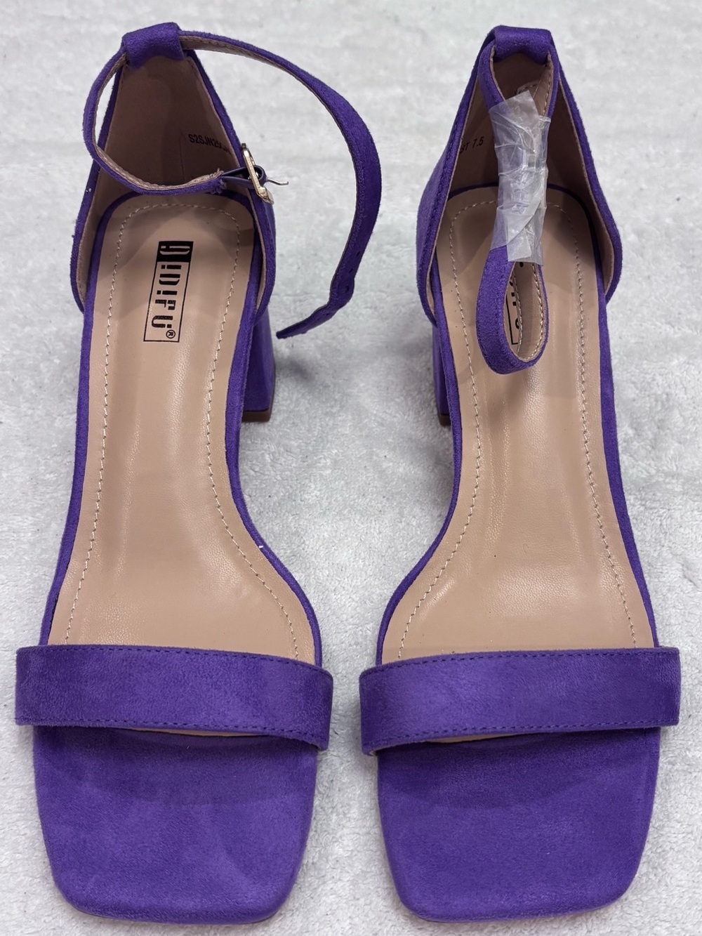 Brand New Purple Heels By Gidifu - Size 7.5  - Heel 3 Inches- Box 4